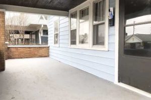 Indianapolis Inherited House front porch