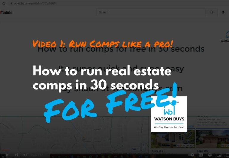 How To Run Comps in Real Estate On Your Own For Free
